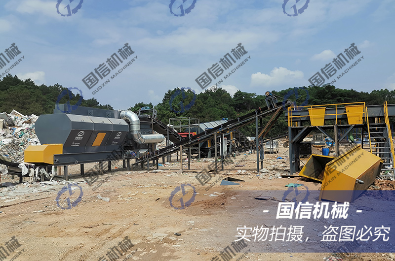 廣西南寧建筑裝修垃圾分揀現場