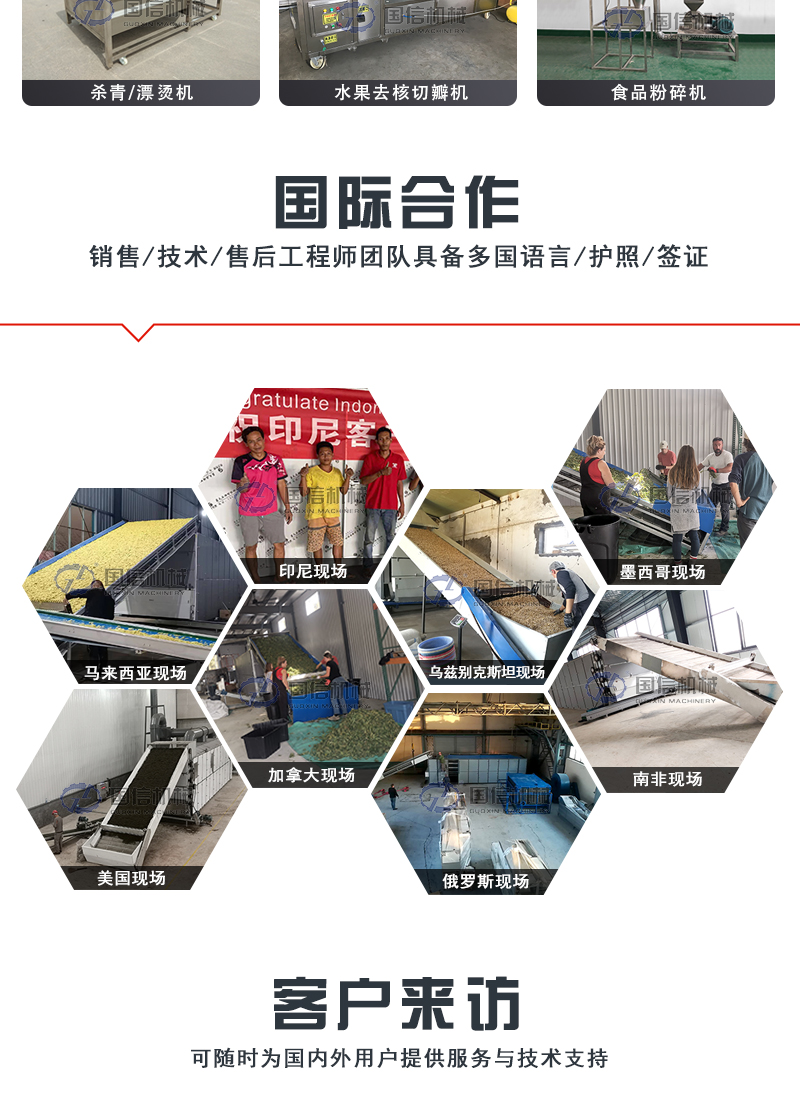 網帶烘干機國際合作